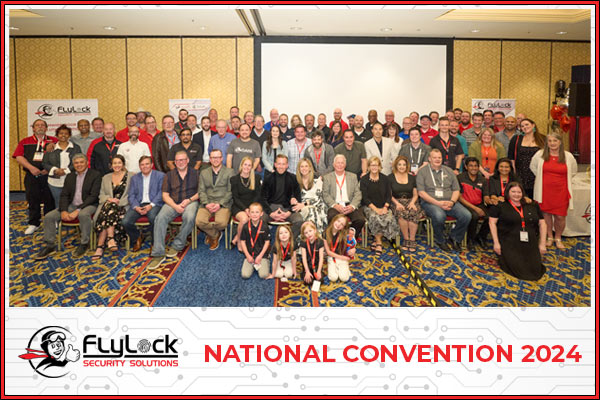 Group Photo of FlyLock Security Solutions Owners and Staff Members