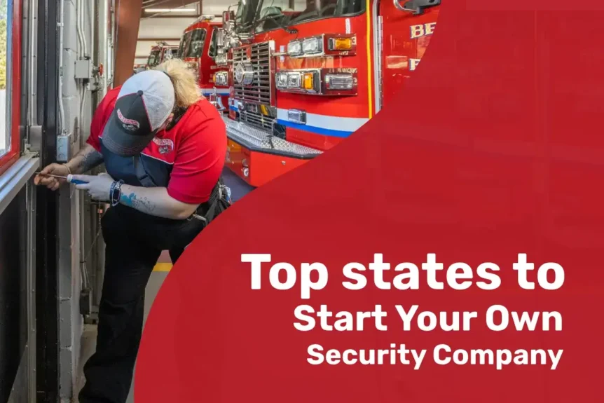 top states to start a security company